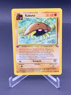 KABUTO - No. 140 - JAPANESE Fossil Set - Pokemon Card- NM