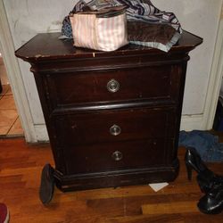 Nightstand Or End Table With Drawers