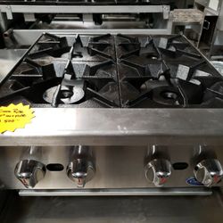 Used Cook Rite 24"L Hotplate With 4 Burners