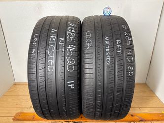 2 tires 285 45 20 pirelli scorpion verde as run flat