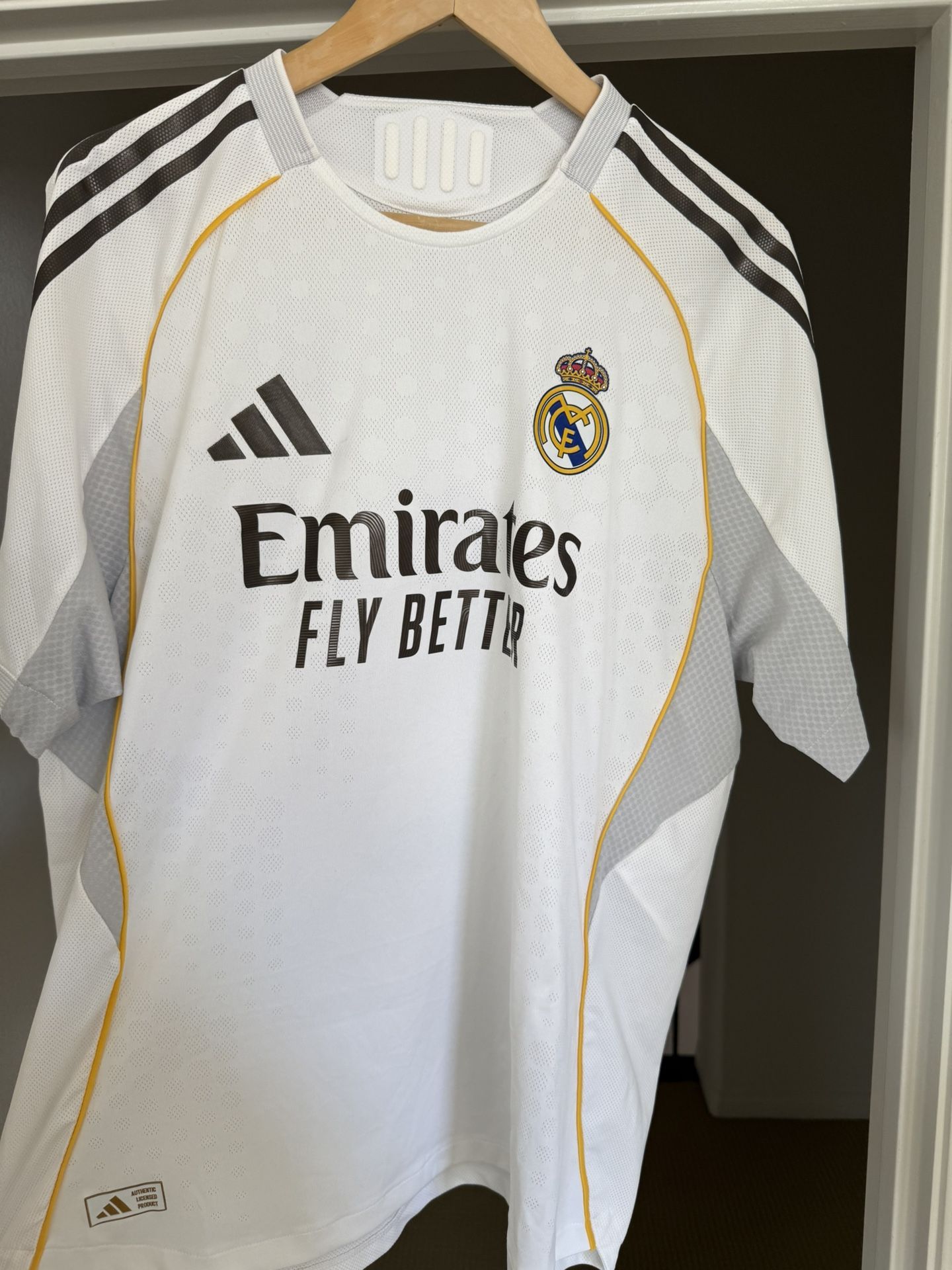Real Madrid Authentic Mbappe 25/26 Home Jersey