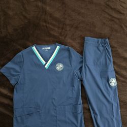 West Coast University Scrub Top+Bottom