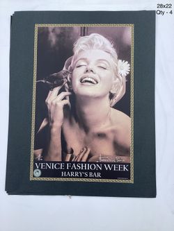 Marilyn Monroe Fashion Week Harry’s Bar