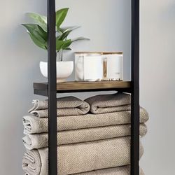 2 Tier Mounted Towel Rack