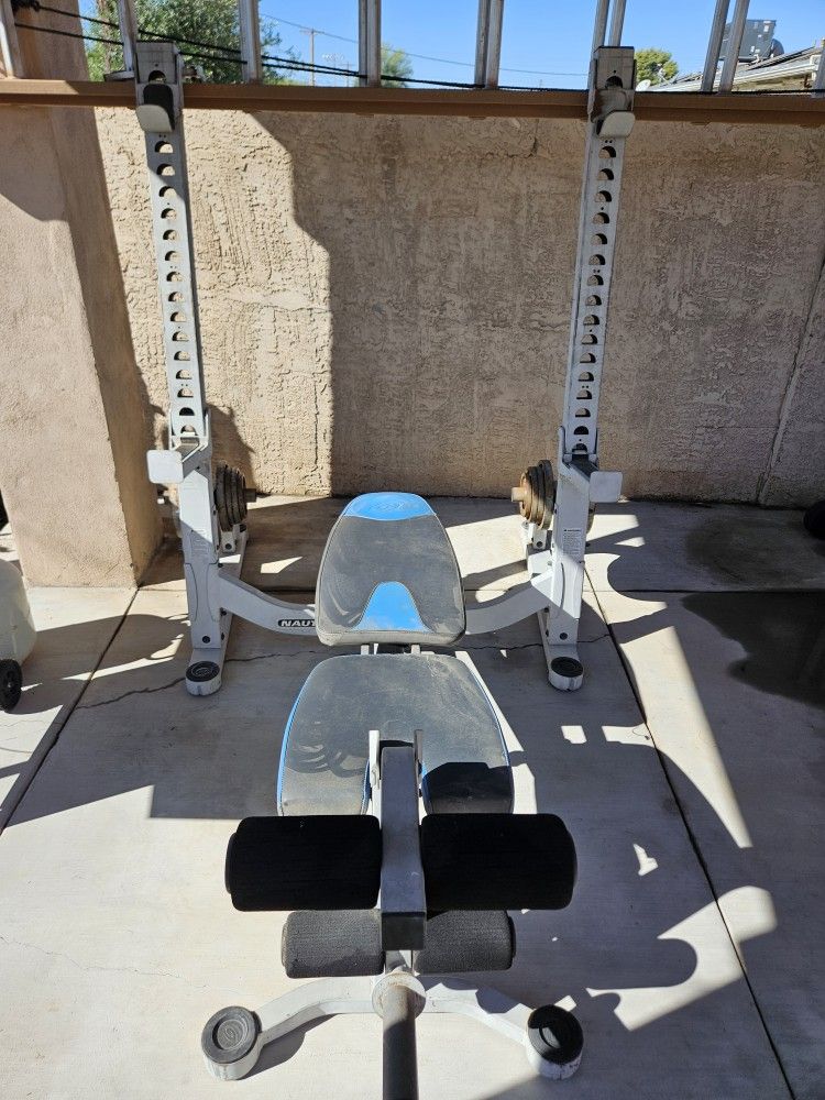 Squat Rack with Bench Press