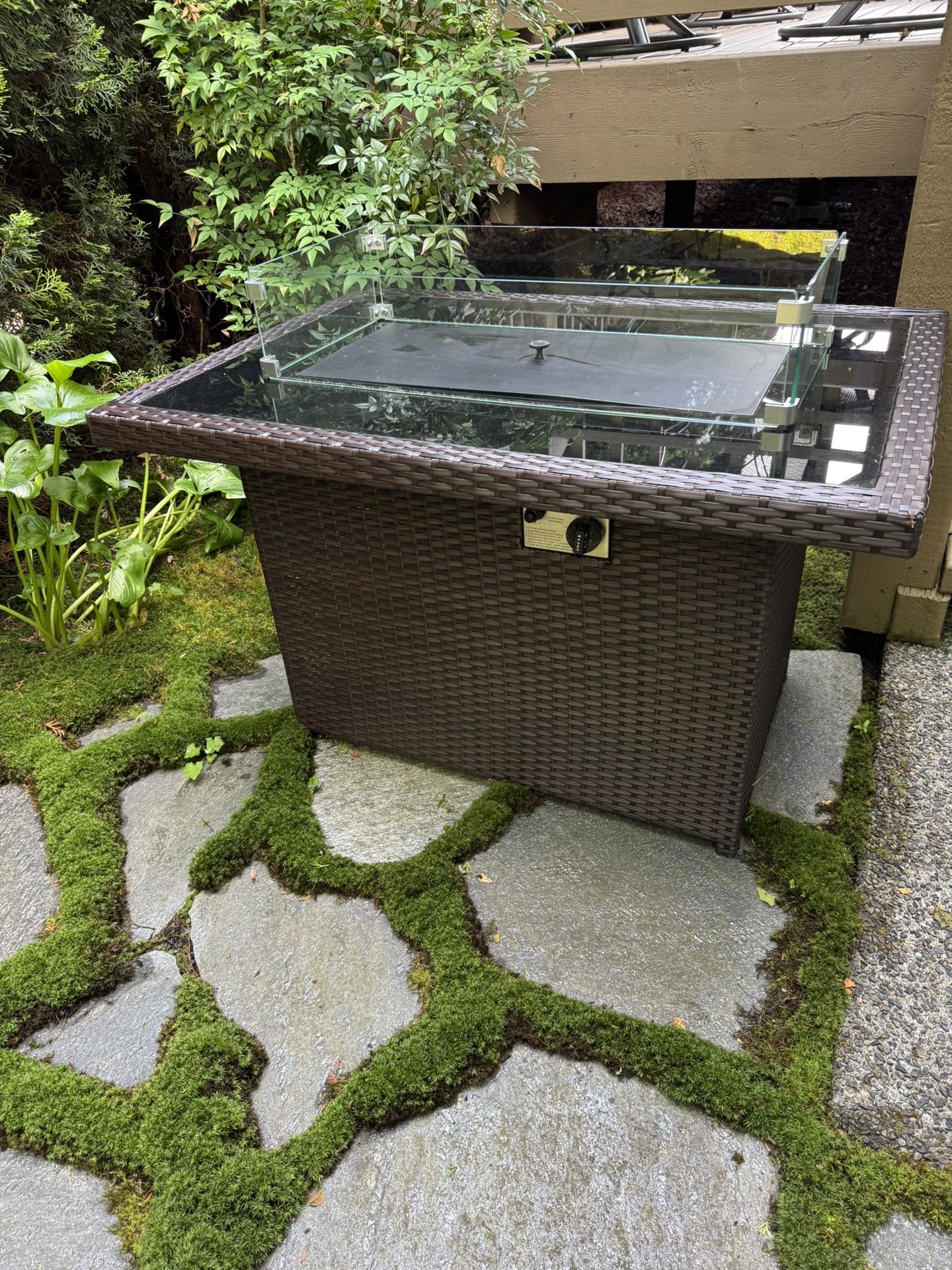 Wicker Outdoor Fire Pit