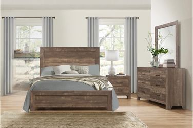 Rustic Queen Bed Set