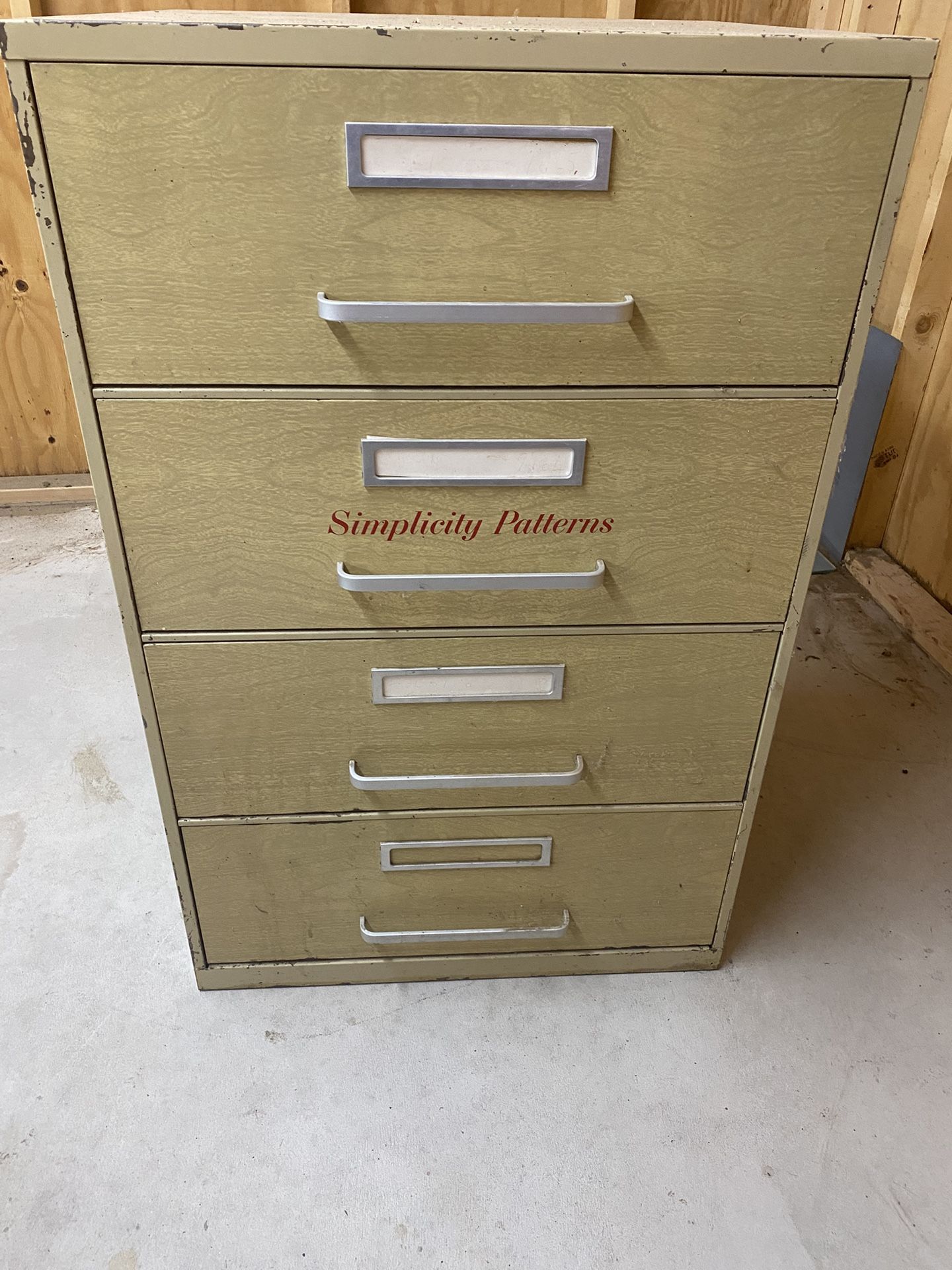 Simplicity Pattern And Craft Cabinet
