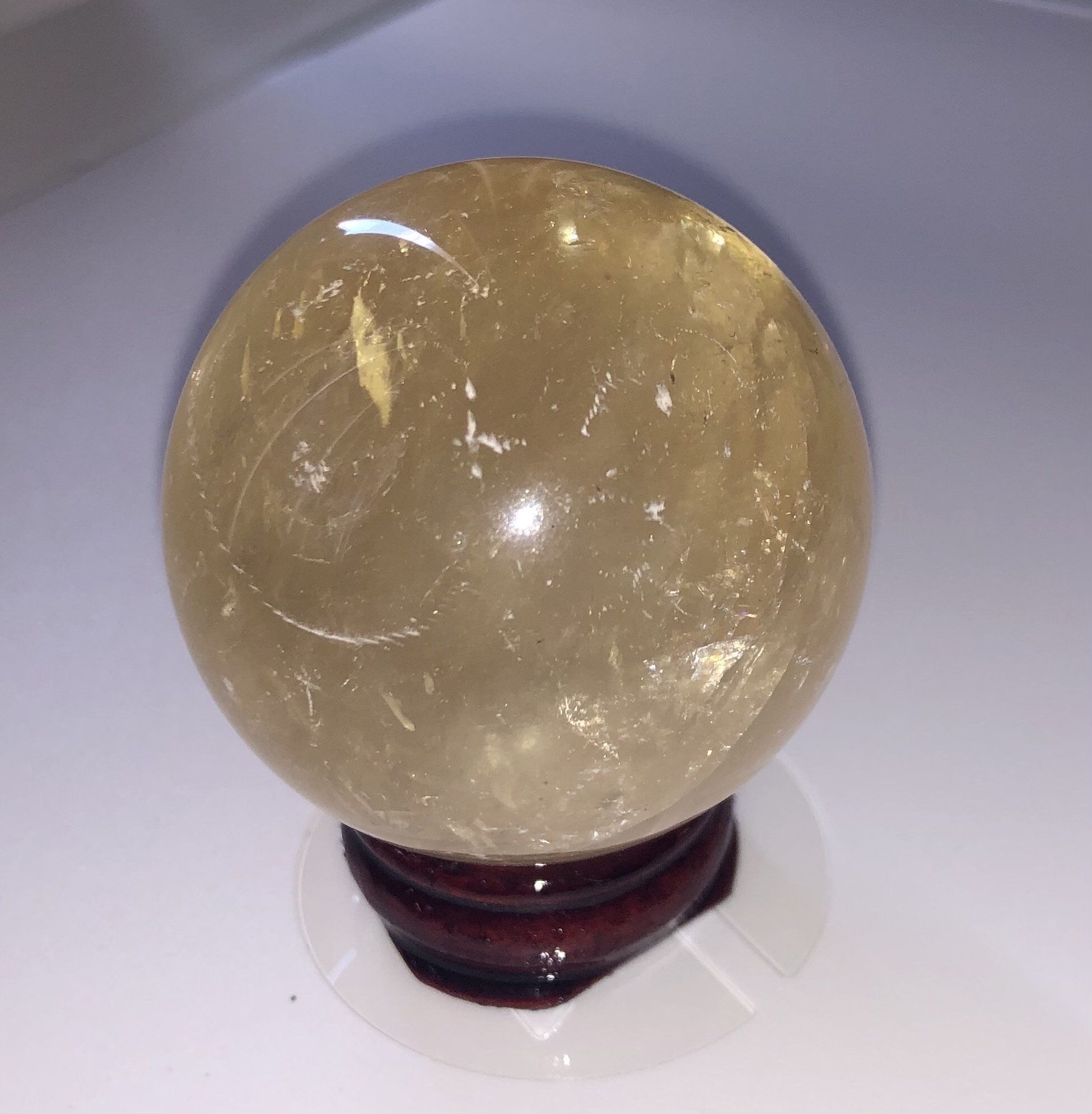 Citrine Crystal Ball