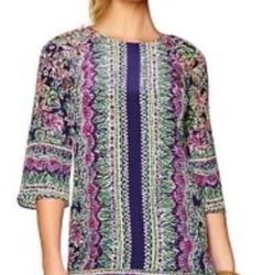 Lilly Pulitzer Not Too Catty Rylee silk shift dress ladies size 6 3/4 Spring Easter 