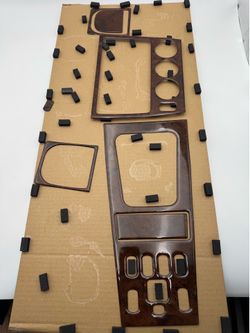 1(contact info removed) MERCEDES W163 ML BENEVENTO INTERIOR WOOD DASH TRIM KIT MISSED PARTS!!!