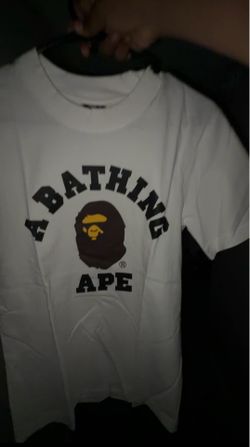 BAPE A Bathing Ape T-Shirt White Size Medium