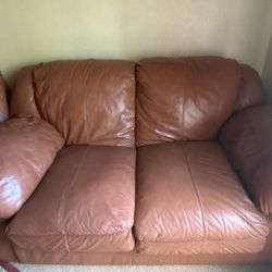 Leather couch
