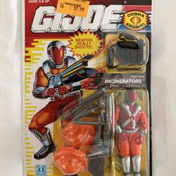 Gijoe Incinerators 3.75" Action Figure Hasbro 1990 Vintage 