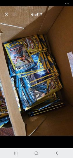 Pokemon 2017 Cards 3pack SUN AND MOON ..86 packs