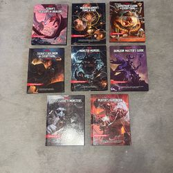 Dungeons And Dragons Books/ Dice/ Bag