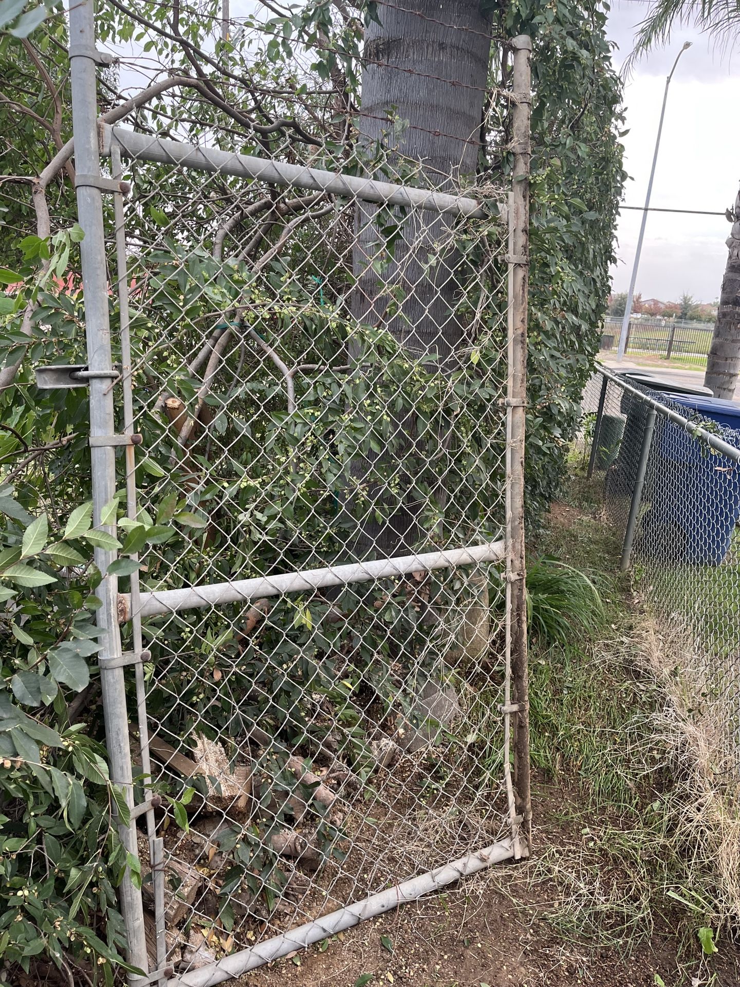 Steel Chain Link Fence Gate