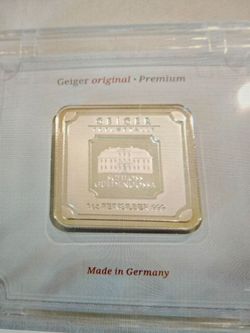 Geiger 999. 1 oz silver bar in case