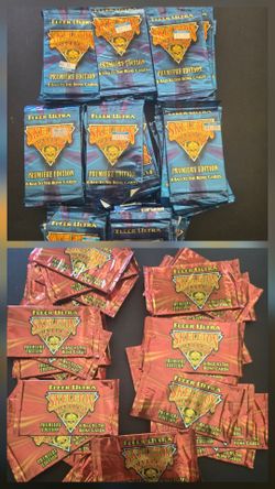 1995 fleer ultra premiere edition skeleton warriors trading card pack lot