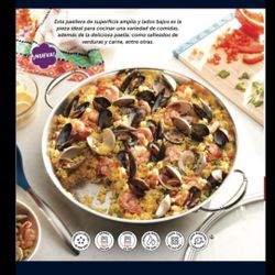 PAELLERA DE 15" DE ACERO INOXIDABLE TRI PLY PRINCESS HOUSE 🌹🌻🌹🌻