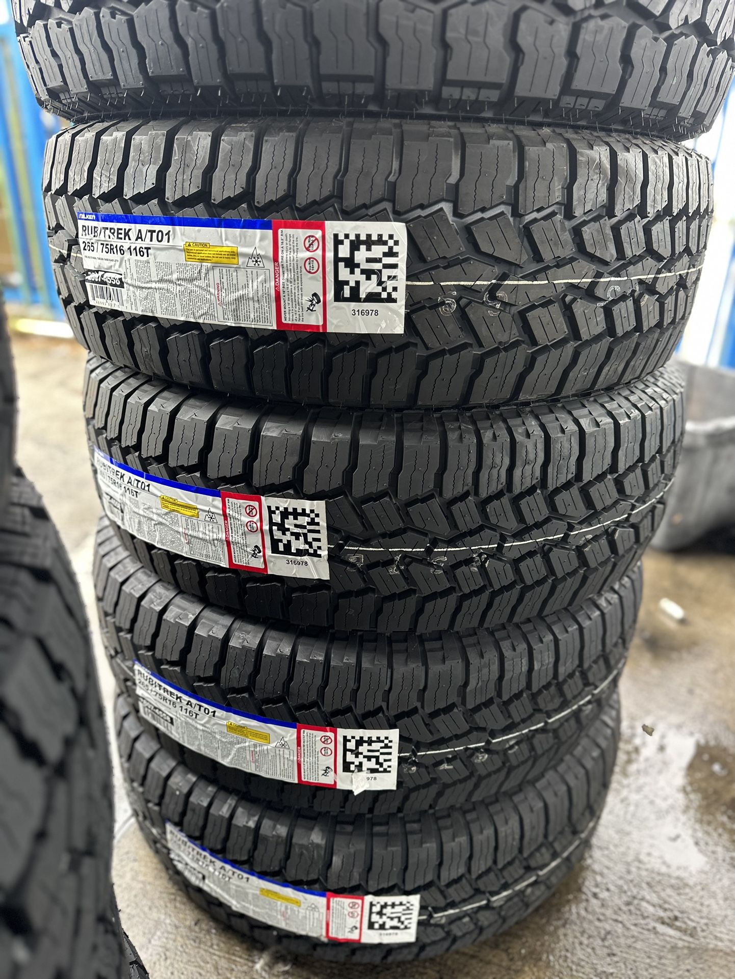 265/75/16 Falken Rubitrek At Set Of 4 New Tires Installed And Balanced Included 50,000 Miles Warranty ‼️ 