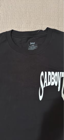 Sad Boyz Black Graphic T-Shirt Large