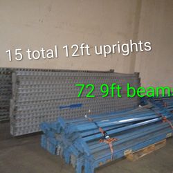 12 ft pallet racks 4 sale