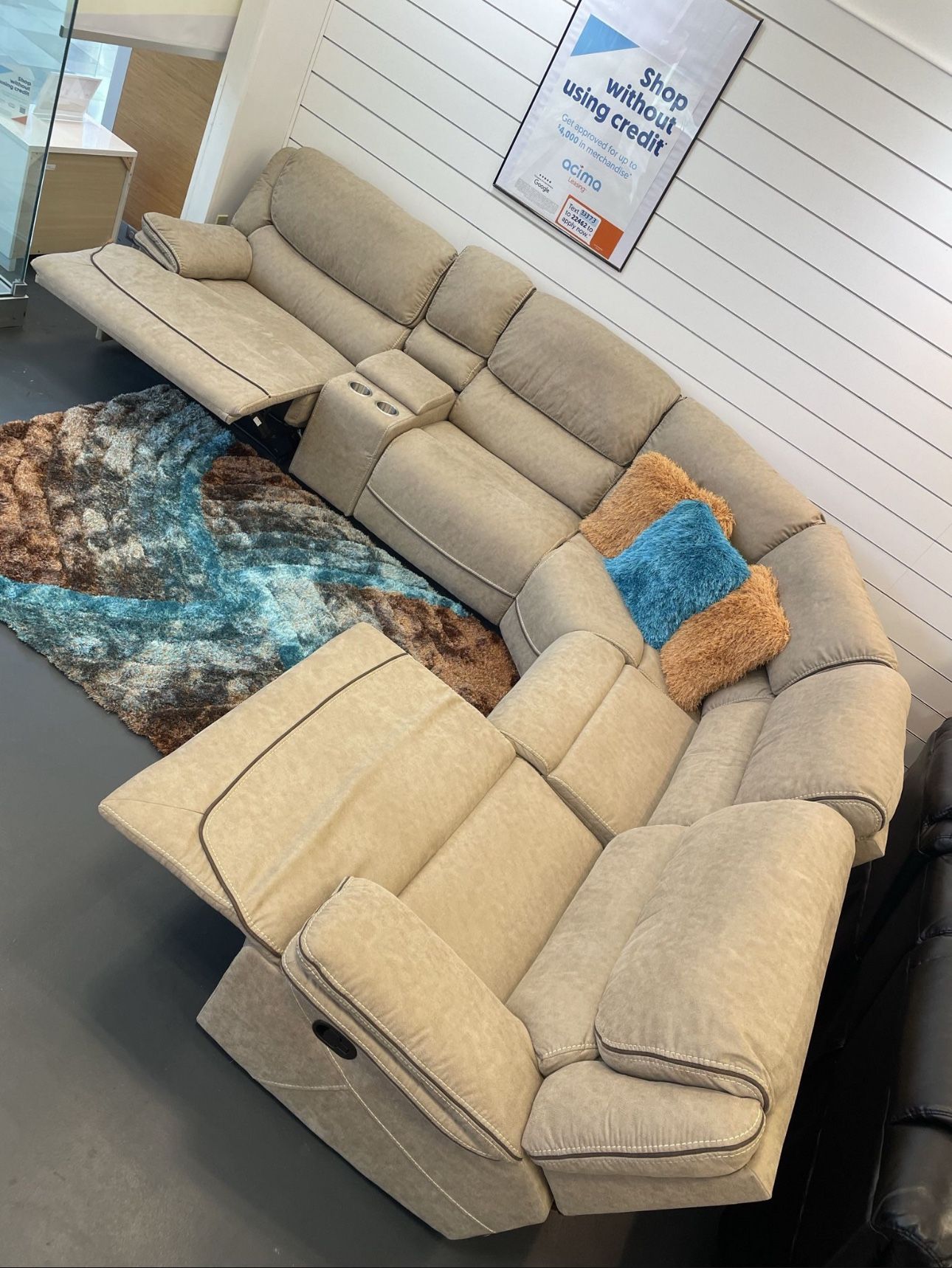 COMFY NEW ALEJANDRA RECLINING SECTIONAL SOFA ON SALE ONLY $1199. IN STOCK SAME DAY DELIVERY 🚚 EASY FINANCING
