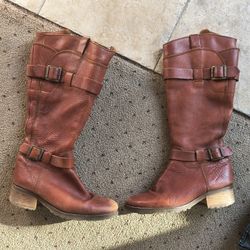 Leather Boots 7.5 - 8