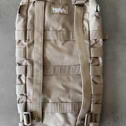Lancer Tactical Tan Tactical Hydration/Utility Backpack – MOLLE Compatible