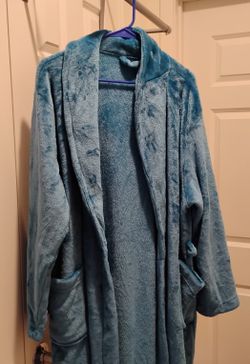 New Women's Teal Robe Size L/XL By Pavilia