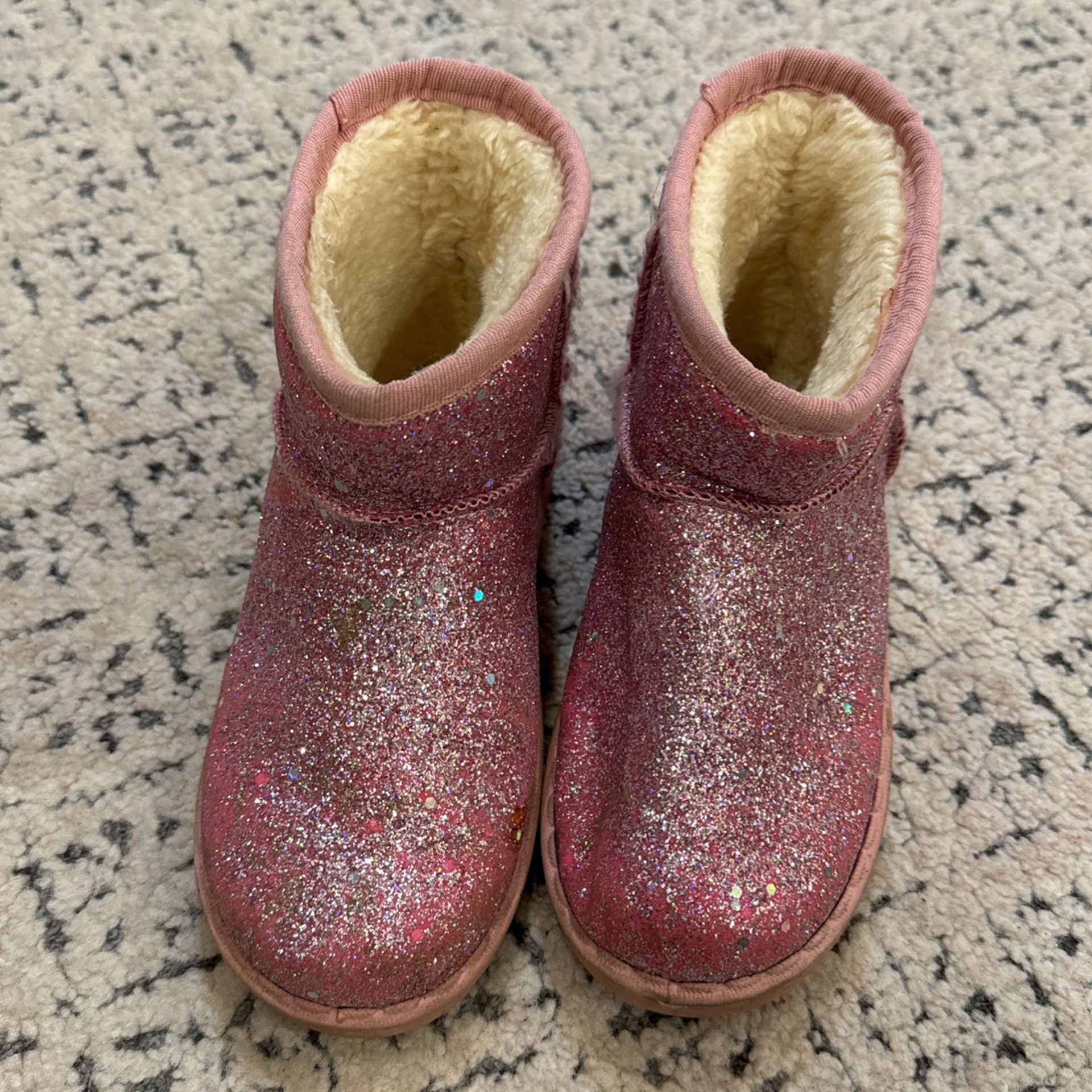 Pink Sparkly Boots 