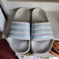Adidas And Under Armour Slides Size 6 Womens
