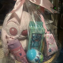 Stitch/Angel Easter Basket
