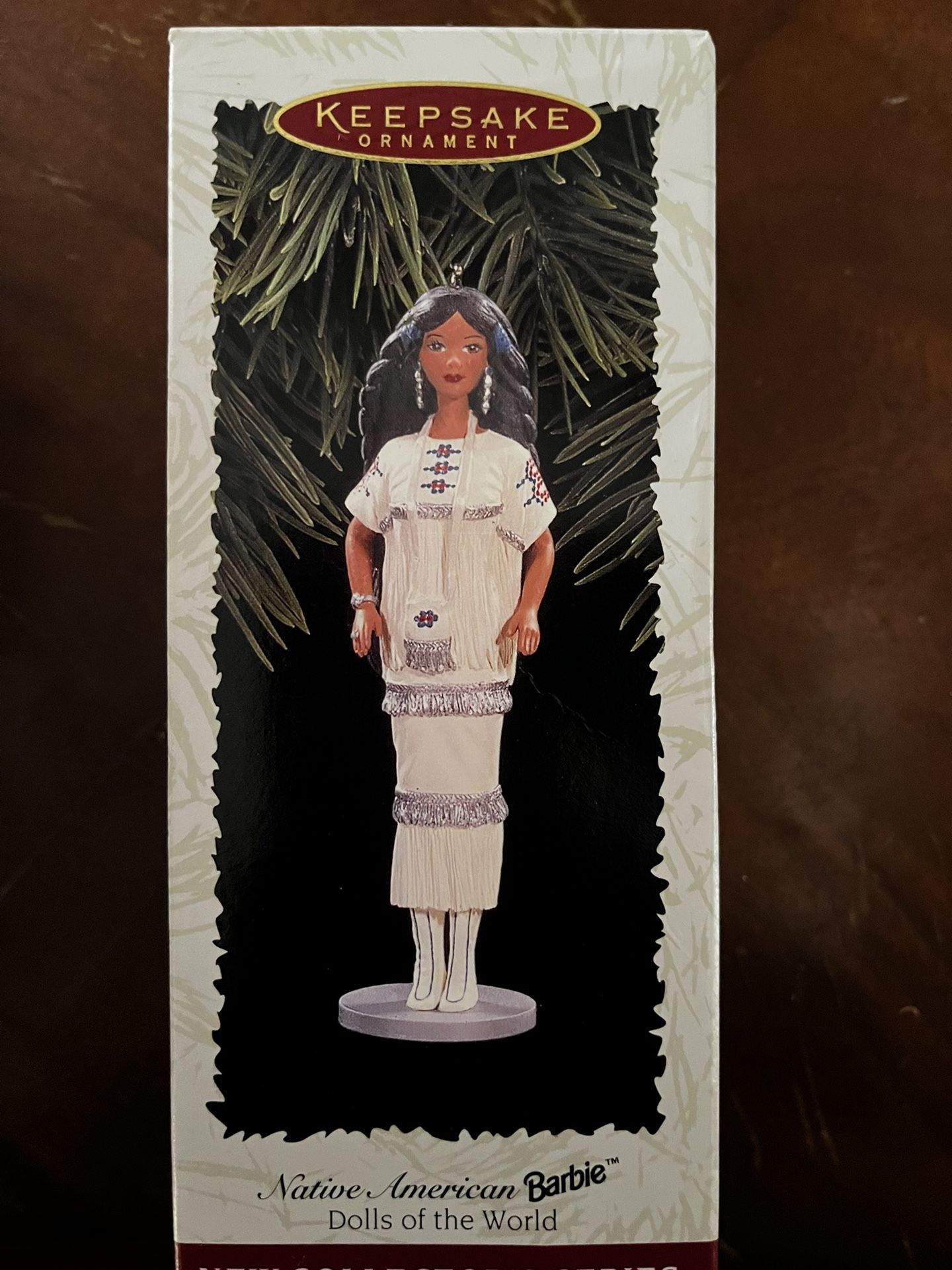 Native American Barbie Hallmark Ornament