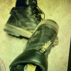 Steel Toe Work Boots Doc Martins Mens 12 Boots Black