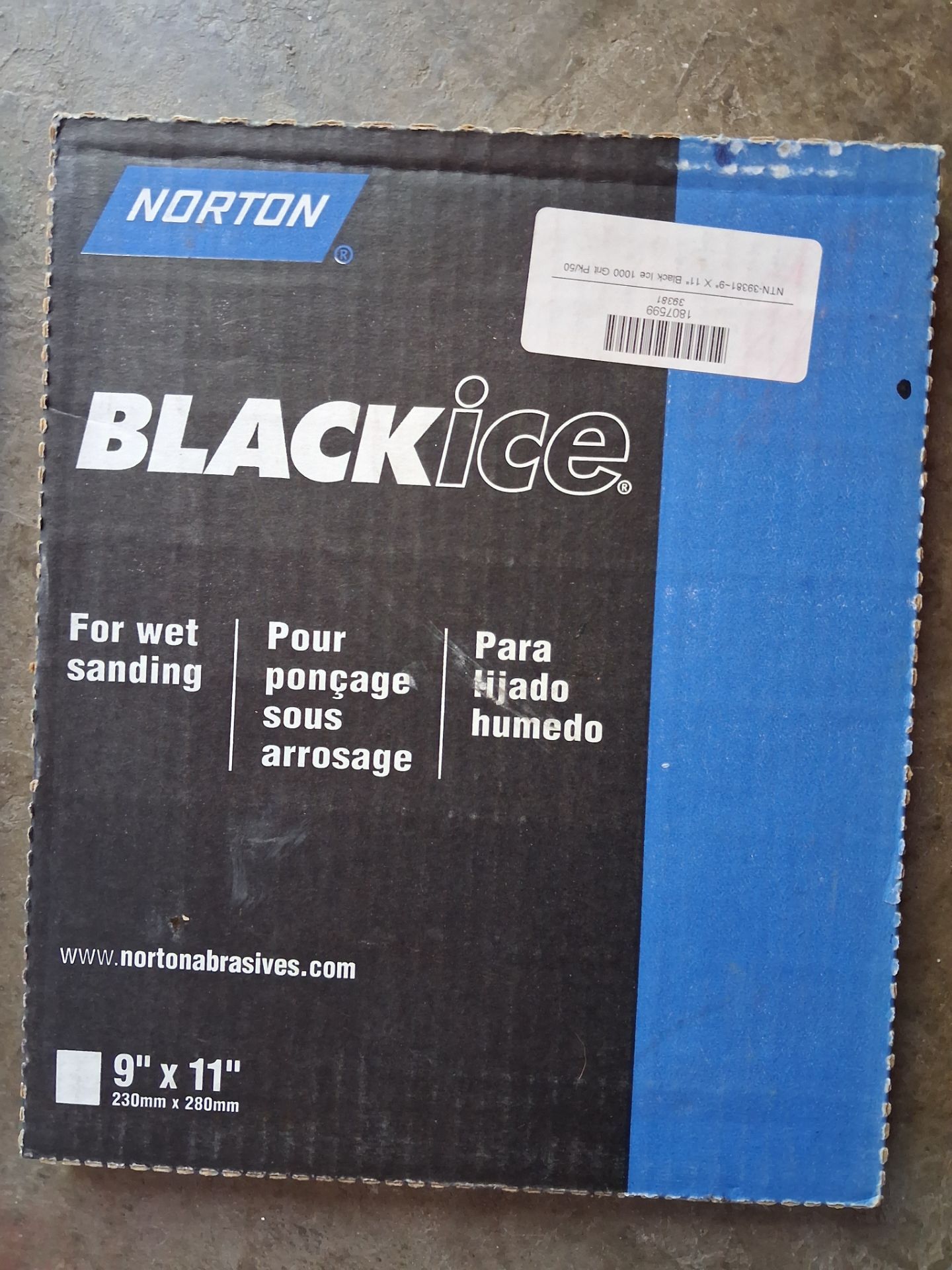 Norton sandpaper blackice