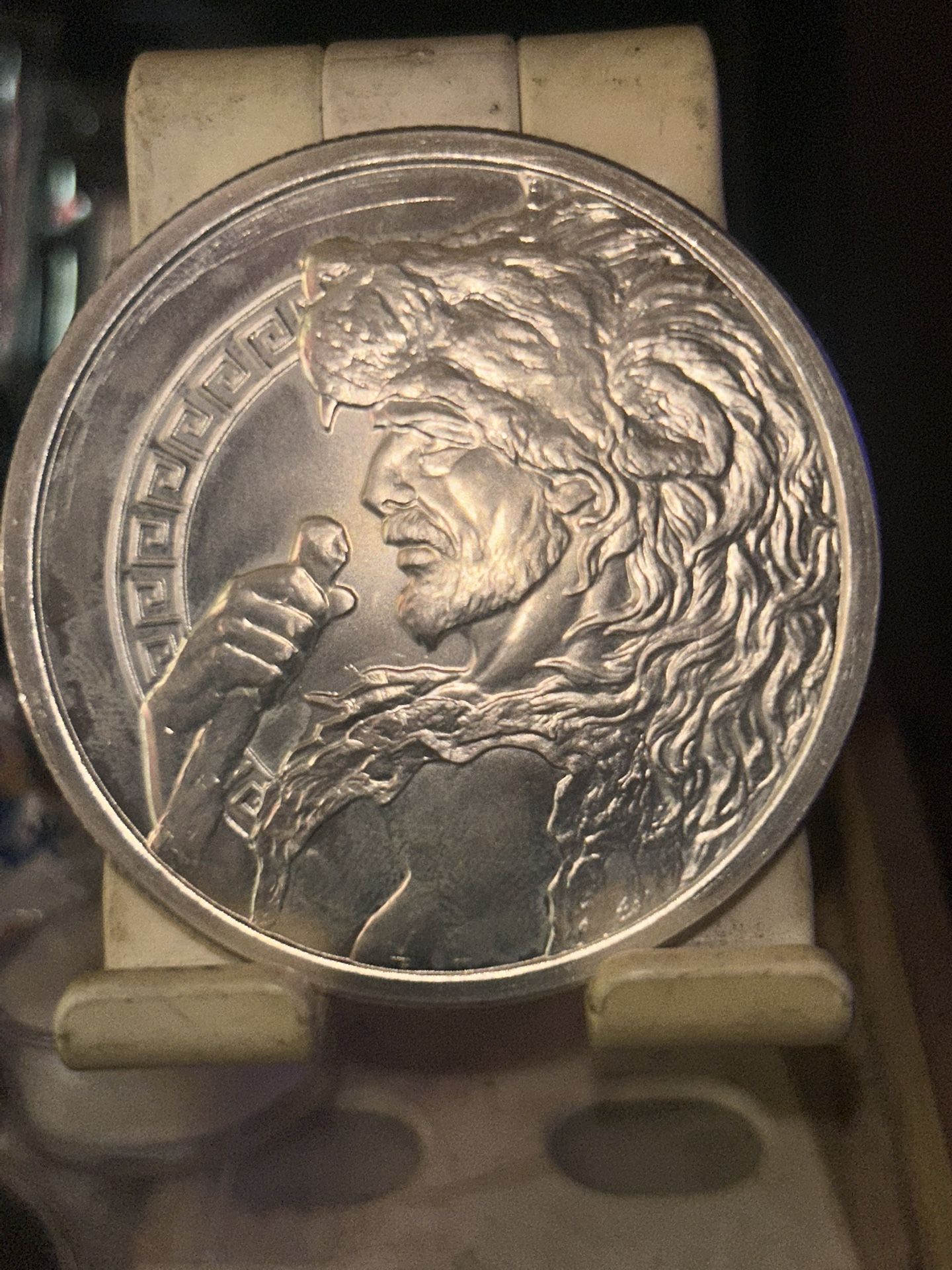 The 12 Labors of Hercules 5 oz .999 Fine Silver Round Uncirculated