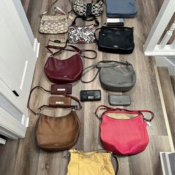 COACH bags and wallets