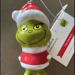 Grinch Ceramic Ornament