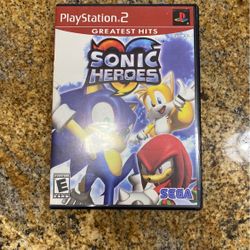 Sonic Heroes Greatest Hits (Sony PlayStation 2, 2005) Complete