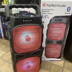 Bluetooth Speaker 1500W  , 6.5” X 2 Rechargeable New In Box With Microphone! 🔊