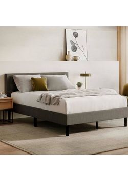 Brand new queen bed frame grey color