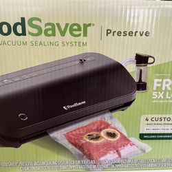 New!!! Never Opened!  FoodSaver Preserve Vacuum Sealing System Starter Kit with Bags and Rolls. New sealed Box Price Is Firm 