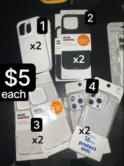 iPhone 16 pro cases (READ DESCRIPTION)