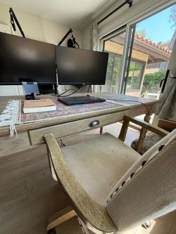 Executive Desk + Chair (Pottery Barn)