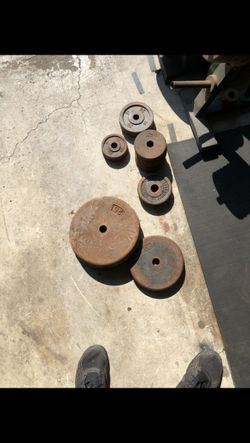 Weights 1” 700lbs buy $1.5/lb