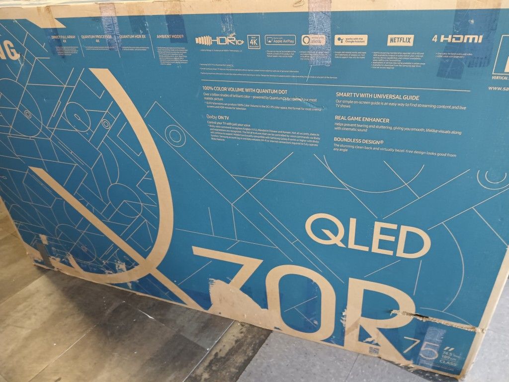 SAMSUNG 75"INCH QLED 4K Q70R