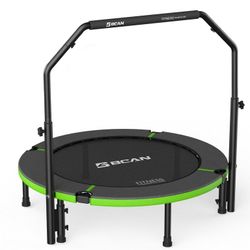 BCAN 40” Fitness Trampoline – With Handlebar