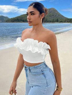 ruffle crop top